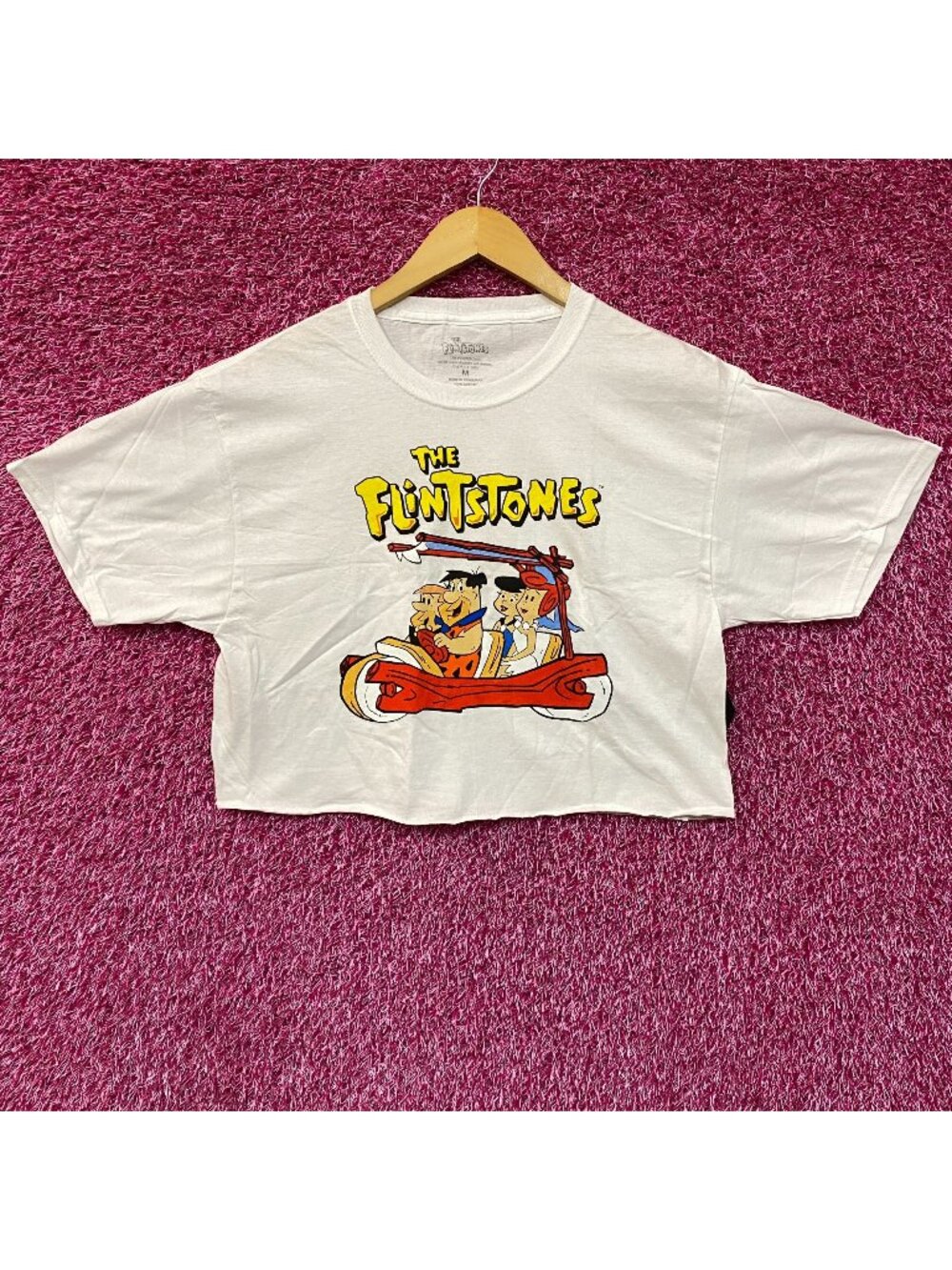 The FlintStones Retro Cartoon Crop Top Medium